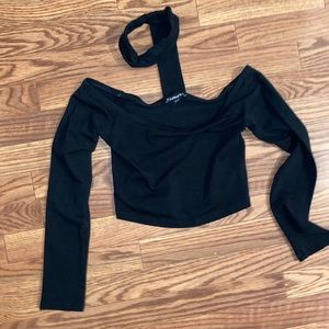 Express Collared Crop Top